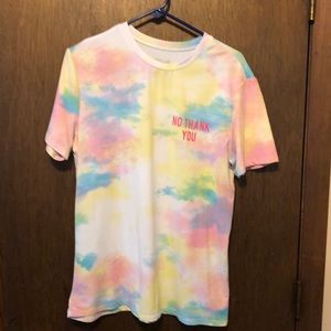 “No Thank You” t-shirt.